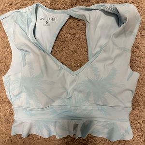 TAVI NOIR FLUTTER BRA- powder palm